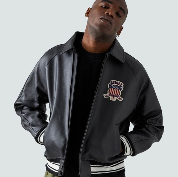 ICON LEATHER JACKET - BLACK - Picture 3 of 5